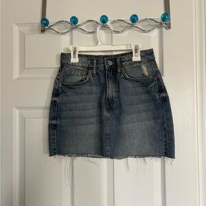 Denim Mini Skirt